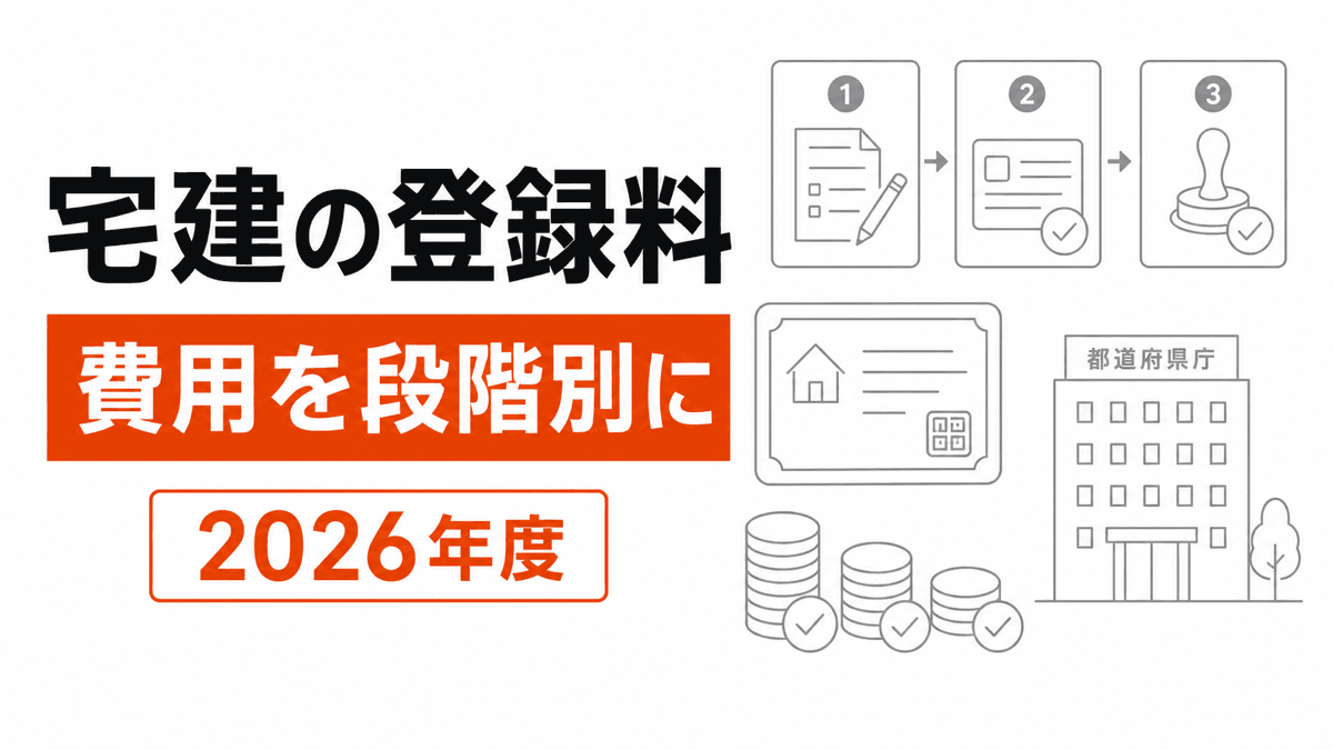 資格登録、講習、宅建士証交付の三段階と費用確認欄を並べた記事カバー
