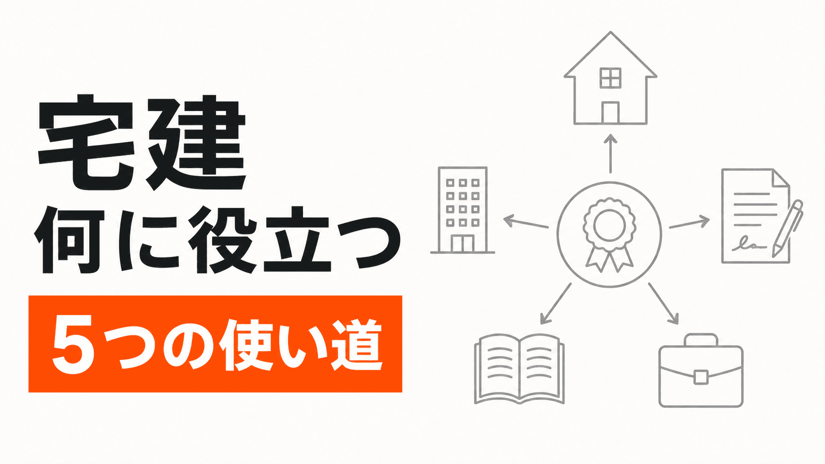 重要事項説明書、契約書、住宅の図を三つの用途に分けて配置した記事カバー